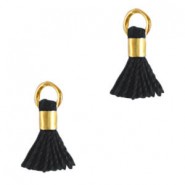 Mini Quaste Ibiza Style 0.7cm Gold-black